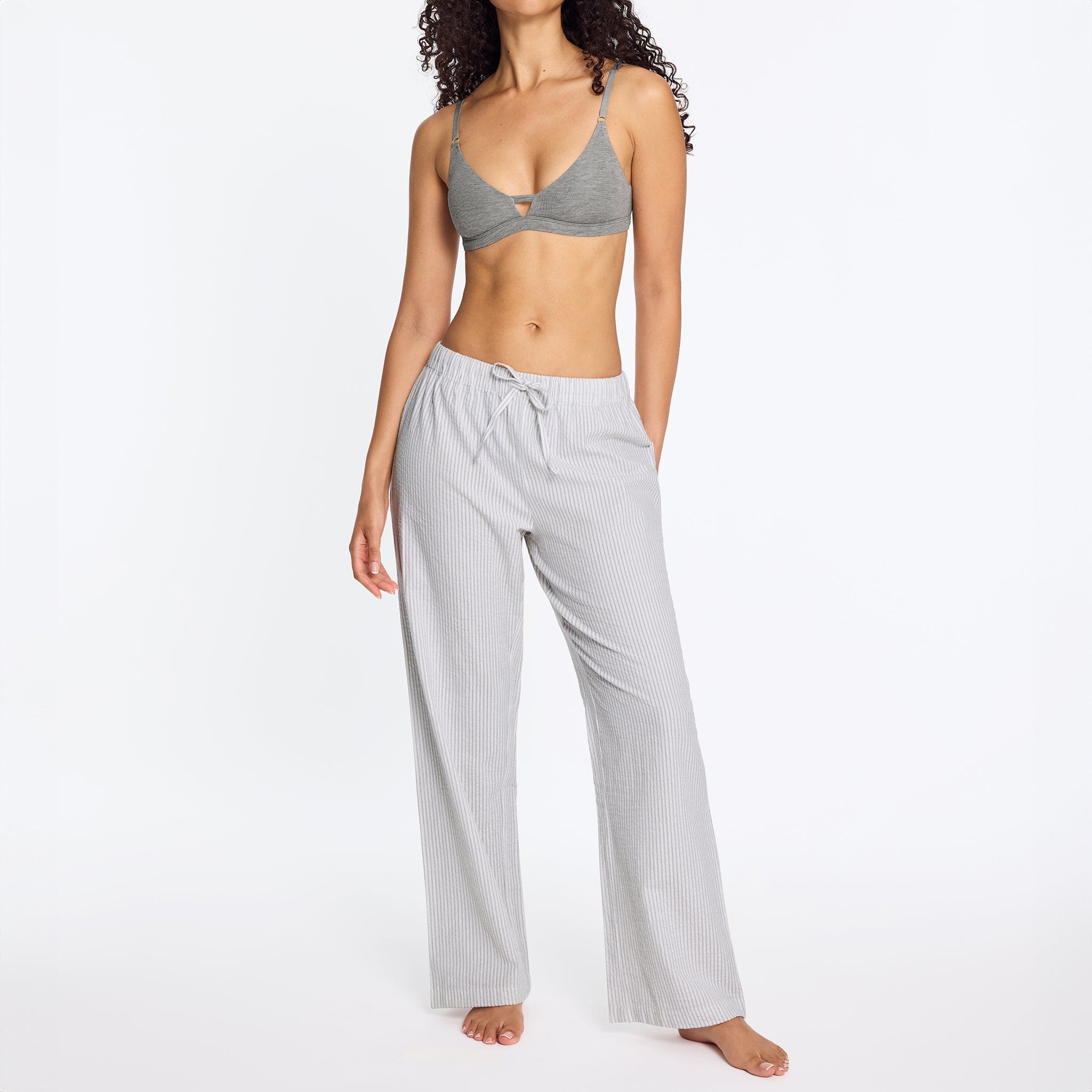 Cotton Lounge Pant Cloud Stripe - Image 7