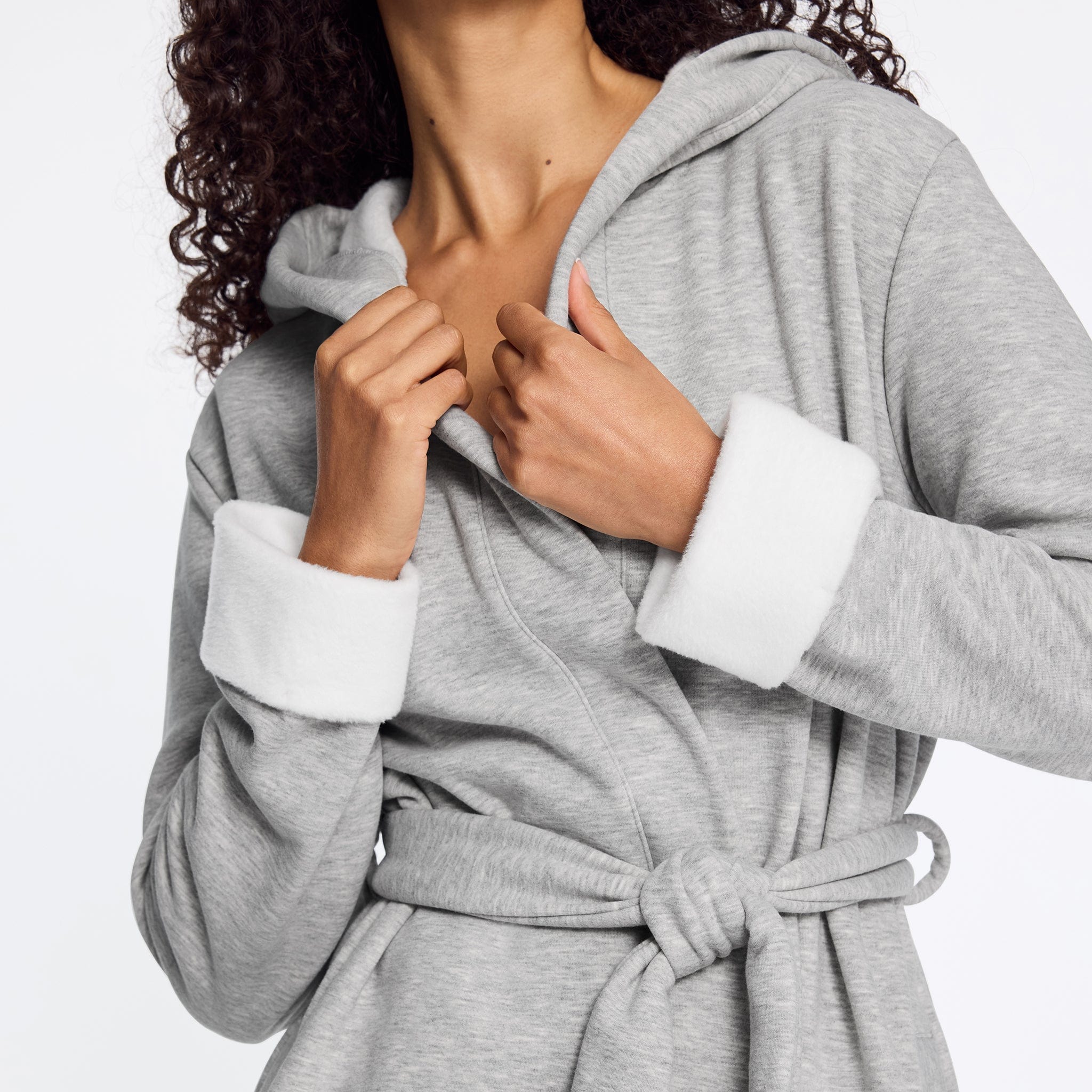 Lounge Robe Heather Grey - Image 8