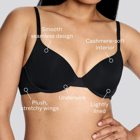 Simply Smooth T-Shirt Bra Black - Image 2