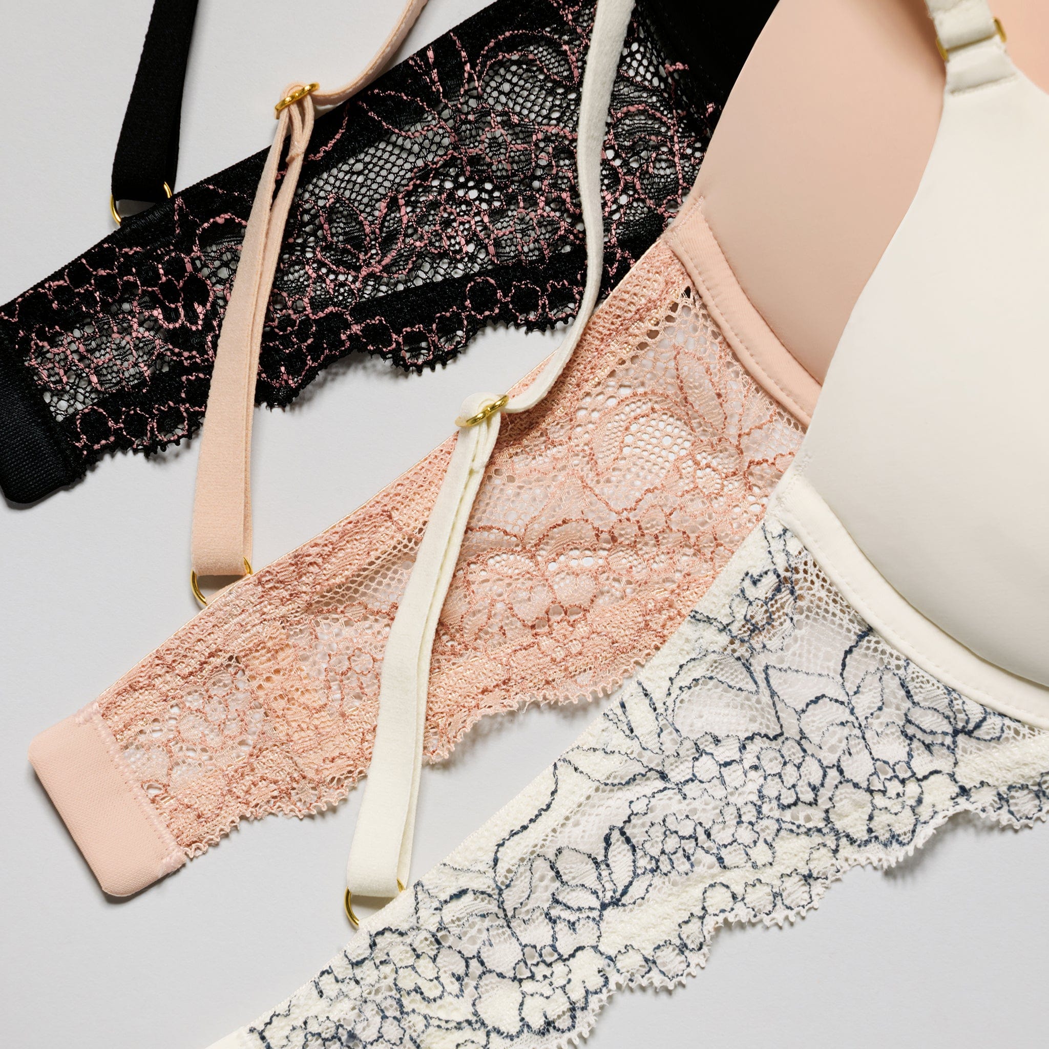 Smooth Lace Lift Up Bra Ecru Two-Tone - Image 10