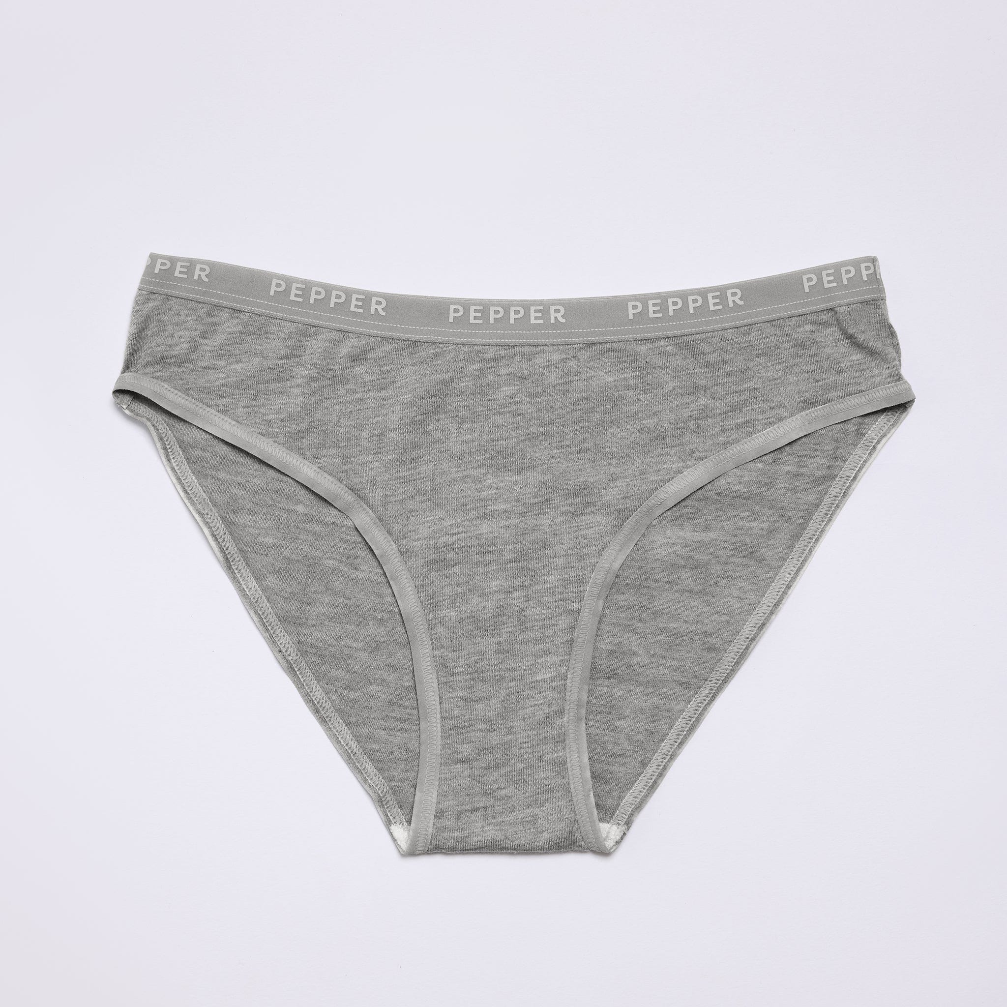 Supima® Cotton Bikini Heather Grey - Image 8