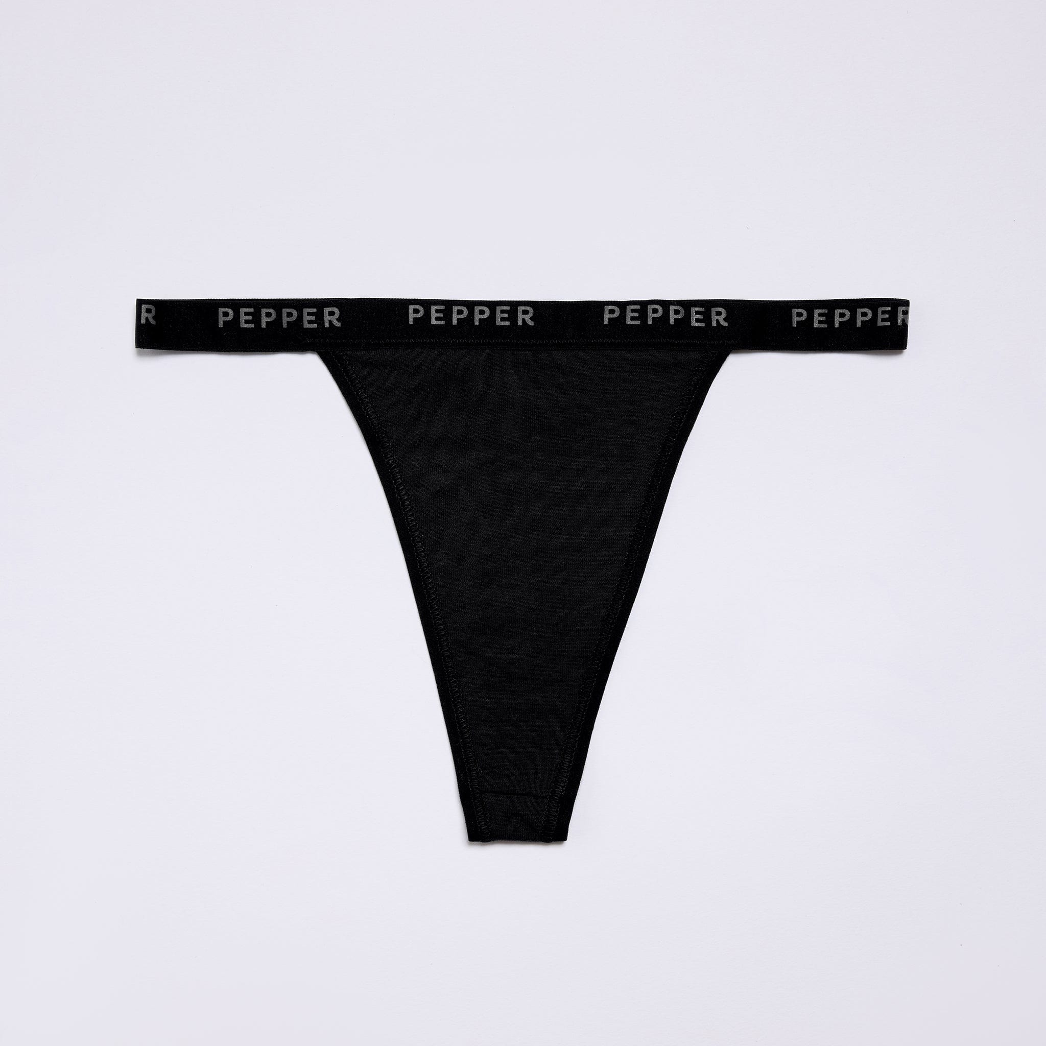 Supima® Cotton String Thong Black - Image 7