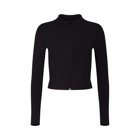 Zip Up Jacket Black - Image 2
